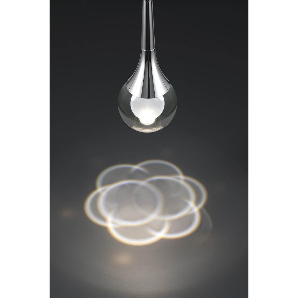 Access Lighting 62115LEDDCS-CH/CRY Chrome 3cct Led Pendant Image 6