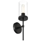 Access Lighting 62308-MBL/CLR Matte Black 1 Light Wall Sconce Image 5