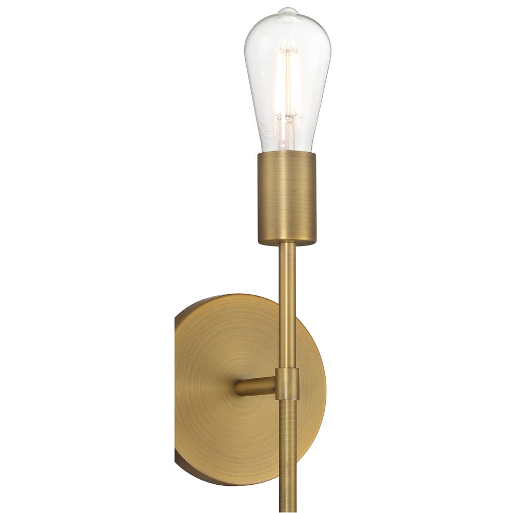 Access Lighting 62318LEDDLP-ABB Antique Brushed Brass 1 Light Led Wall Sconce Image 6