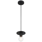 Access Lighting 62338-BL Black 1 Light Pendant Image 5