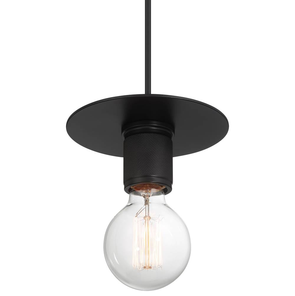 Access Lighting 62338-BL Black 1 Light Pendant Image 3