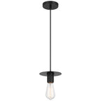 Access Lighting 62338-BL Black 1 Light Pendant Image 2