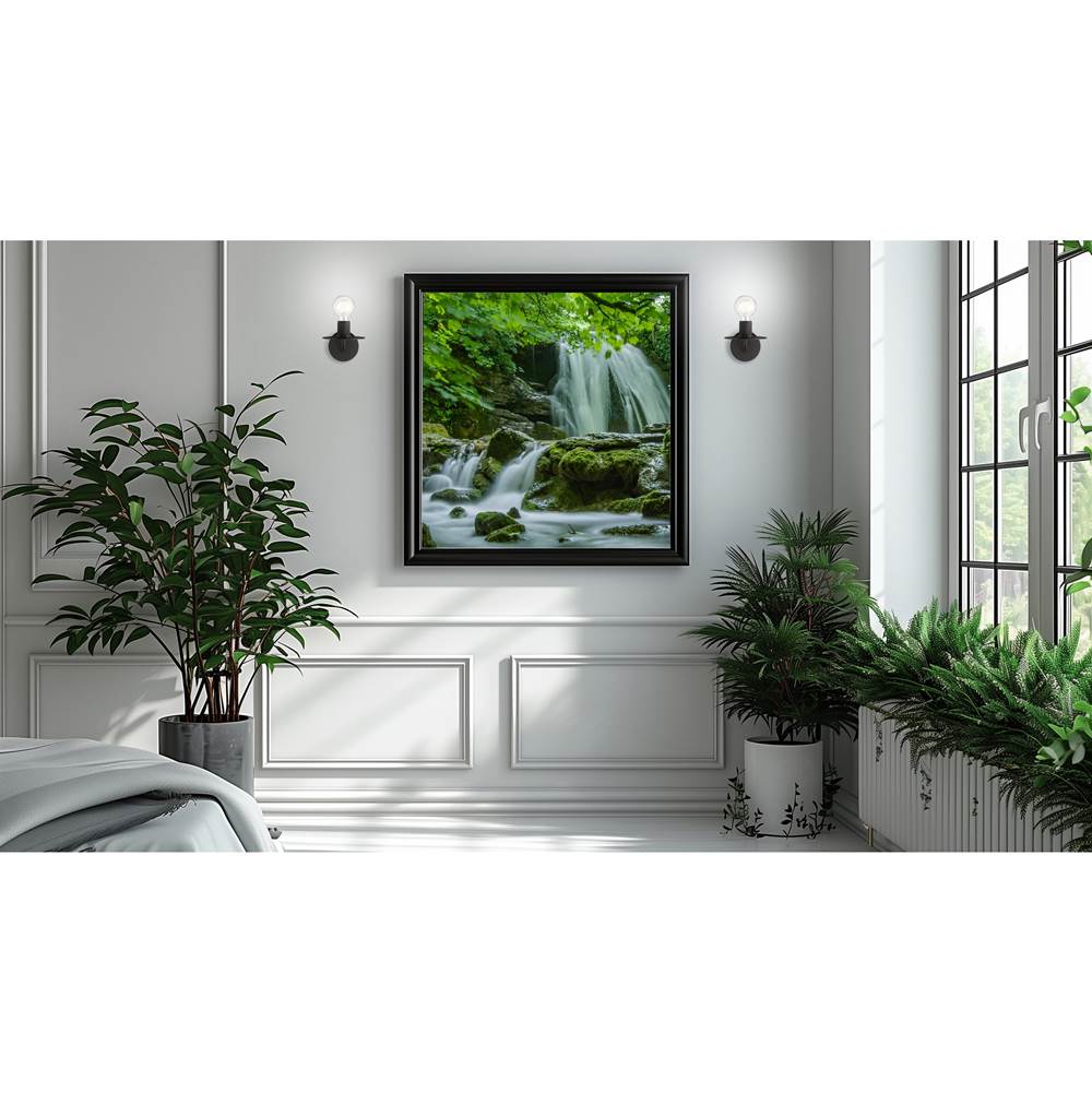 Access Lighting 62339-BL Black 1 Light Wall Sconce Image 2