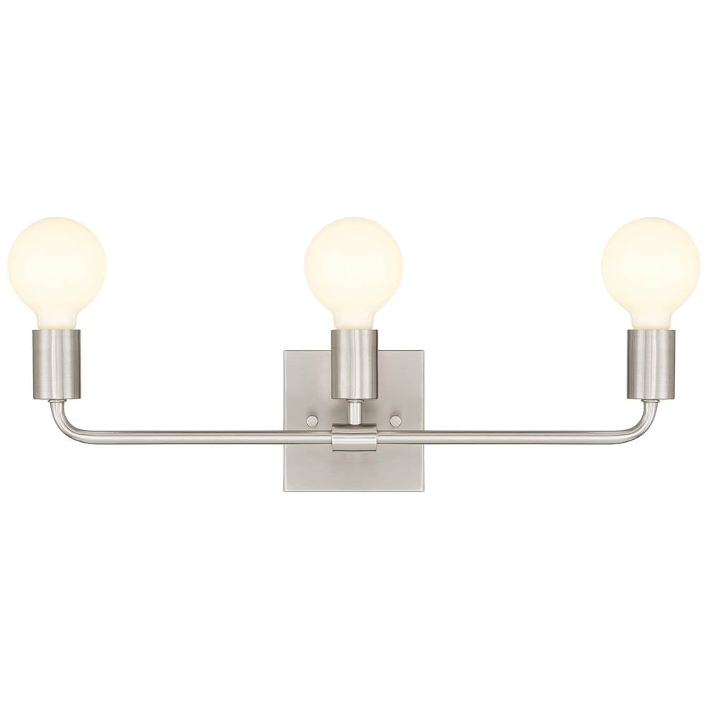 Access Lighting 62443-BS Brushed Steel 3 Light Vanity Image 6