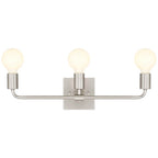 Access Lighting 62443-BS Brushed Steel 3 Light Vanity Image 6