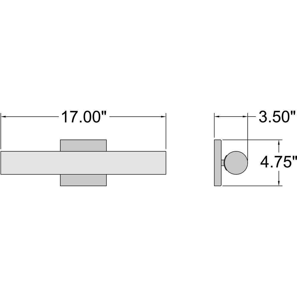 Access Lighting 62525LEDD-CH/OPL Chrome Led Vanity Image 2