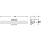 Access Lighting 62526LEDD-CH/OPL Chrome Led Vanity Image 2