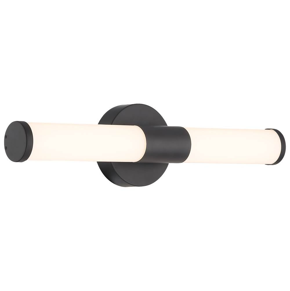 Access Lighting 62535LEDDCS-MBL/OPL Matte Black Led Vanity Image 1