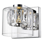 Access Lighting 62555LEDD-MSS/CCLCLR Mirrored Stainless Steel 1 Light Led Wall Sconce And Vanity Image 1