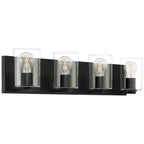 Access Lighting 62583LEDDLP-MBL/CLR Matte Black 4 Light Led Vanity Image 2