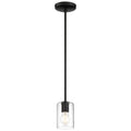 Access Lighting 62585LEDDLP-MBL/CLR Matte Black Led Pendant Image 1