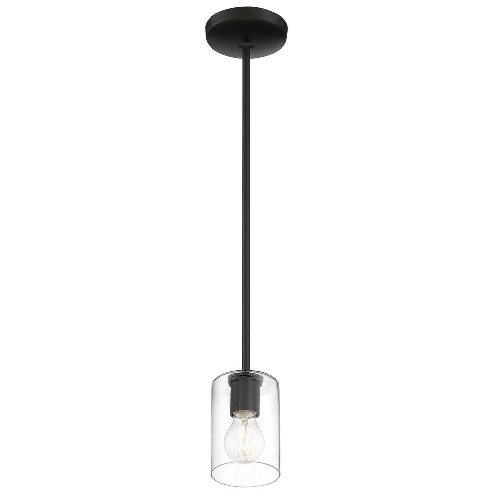 Access Lighting 62585LEDDLP-MBL/CLR Matte Black Led Pendant Image 5