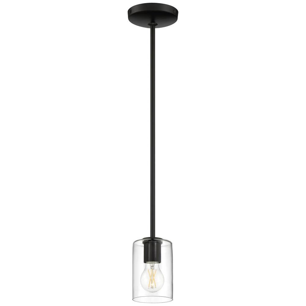 Access Lighting 62585LEDDLP-MBL/CLR Matte Black Led Pendant Image 2