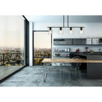 Access Lighting 62586LEDDLP-MBL/CLR Matte Black Led Linear Pendant Image 3