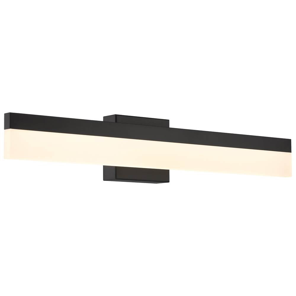 Access Lighting 62589LEDDCS-MBL/FST Matte Black Led Vanity Image 1