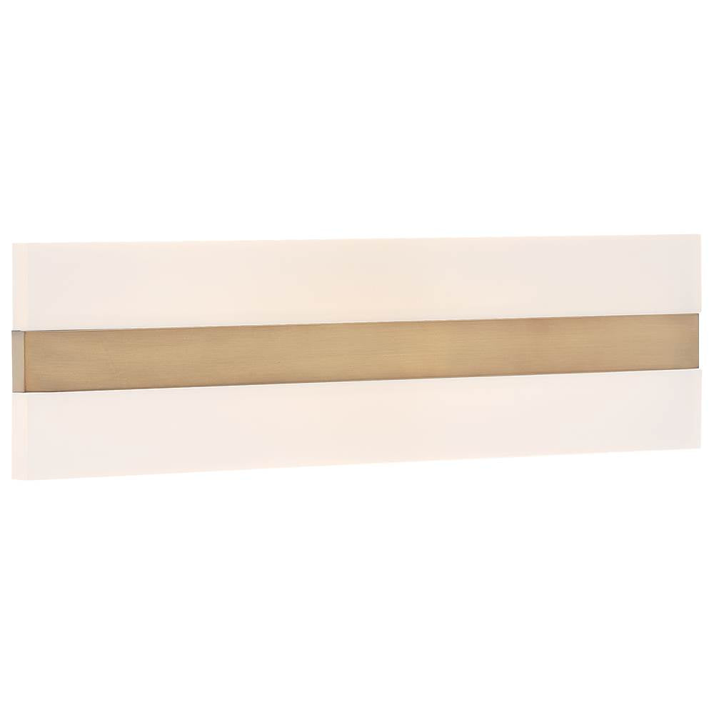 Access Lighting 62591LEDD-ABB/ACR Antique Brass Bi-directional Led Vanity Image 1