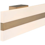 Access Lighting 62591LEDD-ABB/ACR Antique Brass Bi-directional Led Vanity Image 2