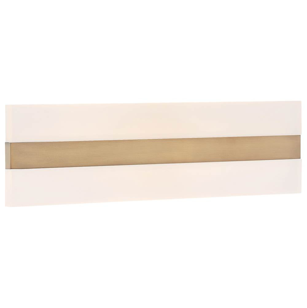 Access Lighting 62593LEDD-ABB/ACR Antique Brass Bi-directional Led Vanity Image 1