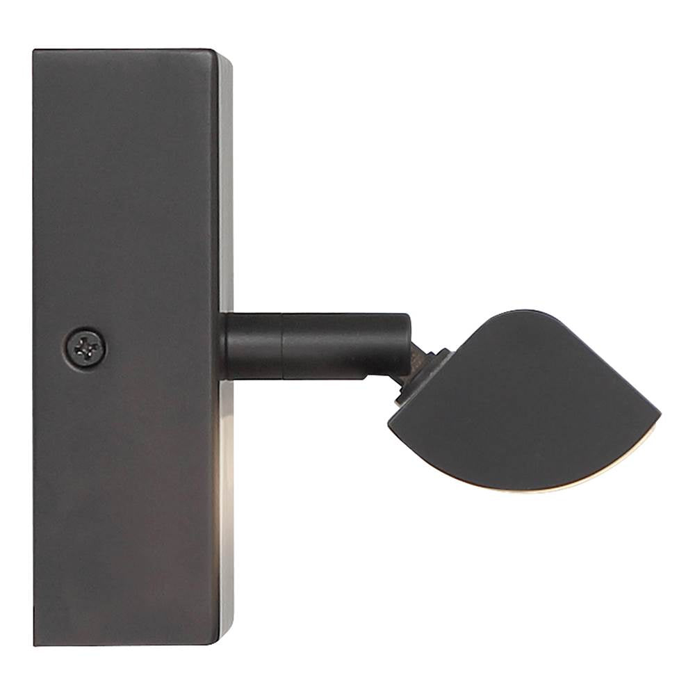 Access Lighting 62607LEDD-MBL/ACR Matte Black Float Adjustable Led Vanity Image 6