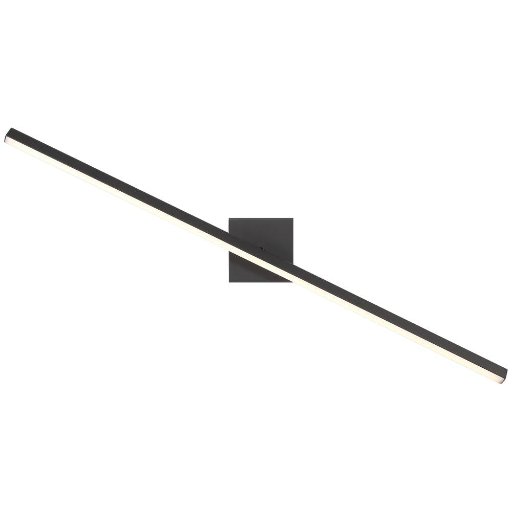 Access Lighting 62607LEDD-MBL/ACR Matte Black Float Adjustable Led Vanity Image 5