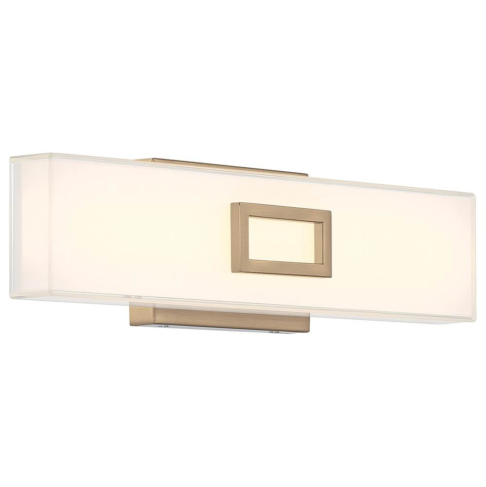 Access Lighting 62611LEDD-ABB/OPL Antiqued Brushed Brass Led Vanity Image 1