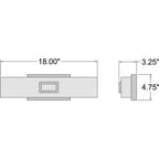 Access Lighting 62611LEDD-ABB/OPL Antiqued Brushed Brass Led Vanity Image 3