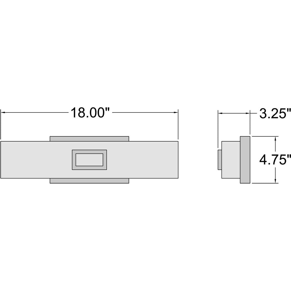 Access Lighting 62611LEDD-ABB/OPL Antiqued Brushed Brass Led Vanity Image 3