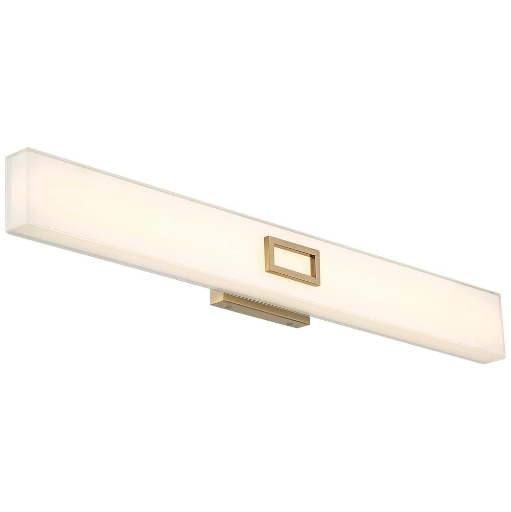 Access Lighting 62613LEDD-ABB/OPL Antiqued Brushed Brass Led Vanity Image 5
