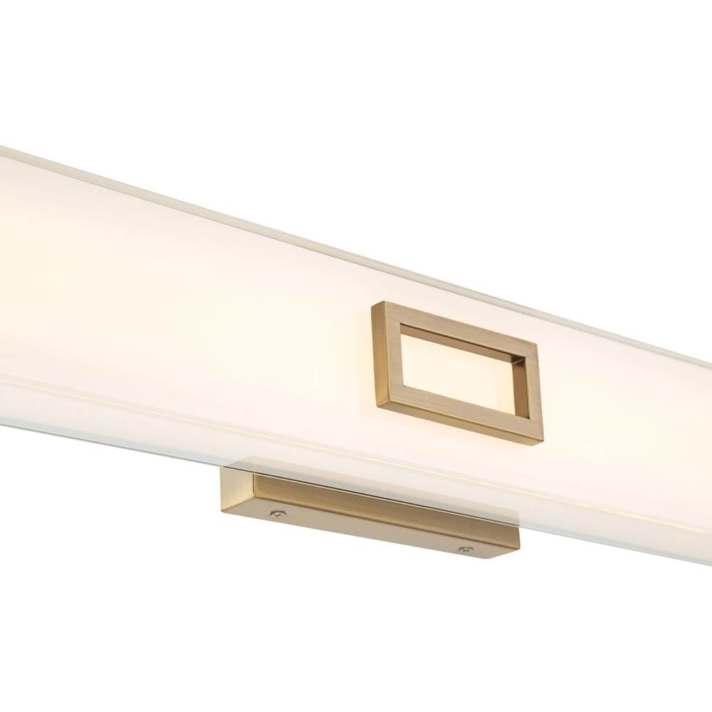 Access Lighting 62613LEDD-ABB/OPL Antiqued Brushed Brass Led Vanity Image 3