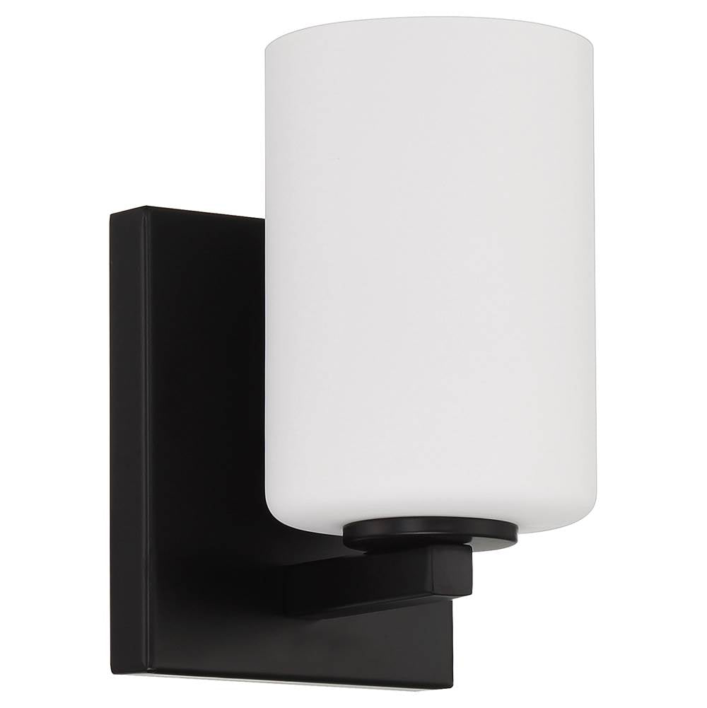 Access Lighting 62621-MBL/OPL Matte Black 1 Light Wall Sconce And Vanity Image 2