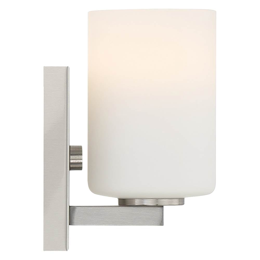 Access Lighting 62621LEDDLP-BS/OPL Brushed Steel 1 Light Led Wall Sconce And Vanity Image 4