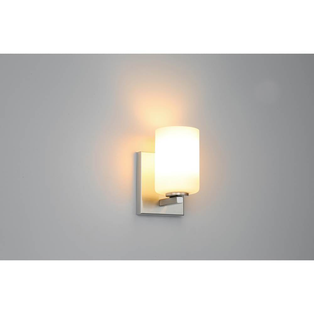Access Lighting 62621LEDDLP-BS/OPL Brushed Steel 1 Light Led Wall Sconce And Vanity Image 2