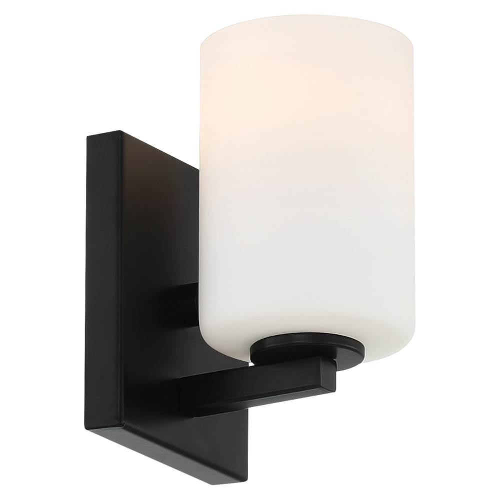 Access Lighting 62621LEDDLP-MBL/OPL Matte Black 1 Light Led Wall Sconce And Vanity Image 3