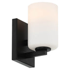 Access Lighting 62621LEDDLP-MBL/OPL Matte Black 1 Light Led Wall Sconce And Vanity Image 3