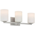 Access Lighting 62623-BS/OPL Brushed Steel Sienna 3 Light Vanity Image 1