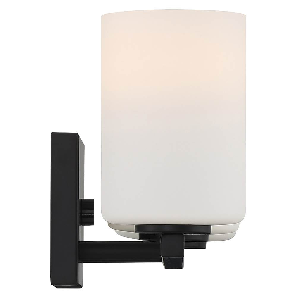 Access Lighting 62623LEDDLP-MBL/OPL Matte Black Sienna 3 Light Led Vanity Image 4