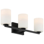 Access Lighting 62623LEDDLP-MBL/OPL Matte Black Sienna 3 Light Led Vanity Image 3