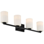 Access Lighting 62624LEDDLP-MBL/OPL Matte Black Sienna 4 Light Led Vanity Image 3