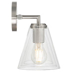 Access Lighting 62633-BS/CLR Brushed Steel 3 Light Vanity Image 5