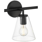 Access Lighting 62633-MBL/CLR Matte Black 3 Light Vanity Image 3