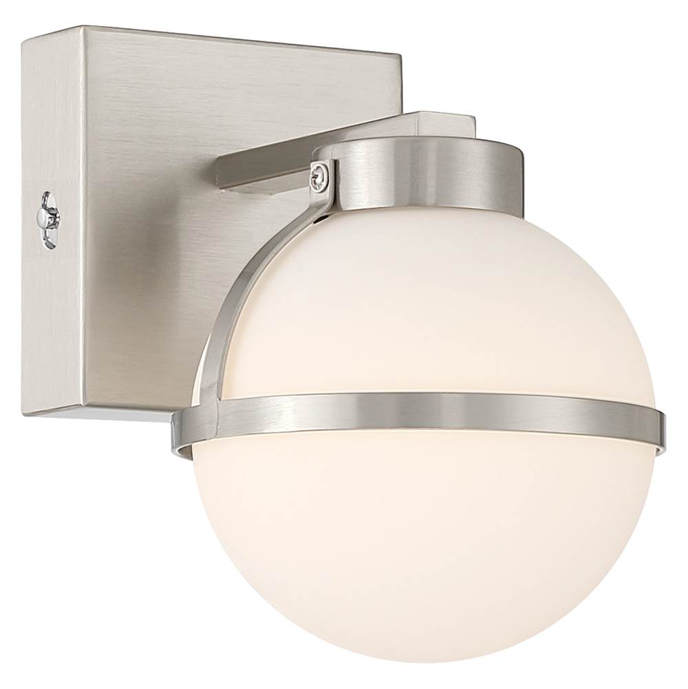 Access Lighting 62641LEDDCS-BS/OPL Brushed Steel 5cct Led Wall Sconce Image 1