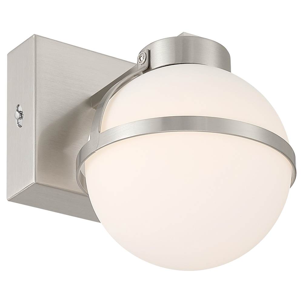 Access Lighting 62641LEDDCS-BS/OPL Brushed Steel 5cct Led Wall Sconce Image 5