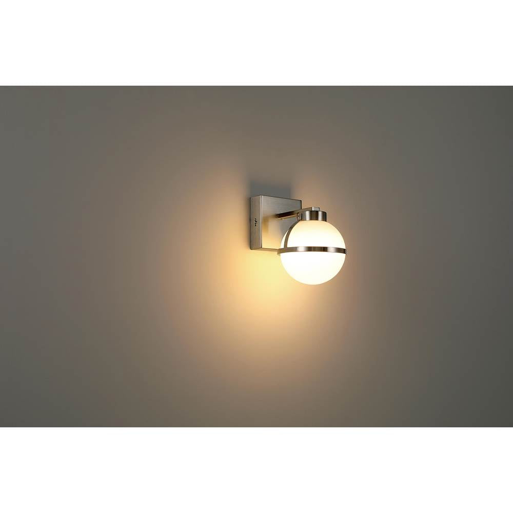 Access Lighting 62641LEDDCS-BS/OPL Brushed Steel 5cct Led Wall Sconce Image 2
