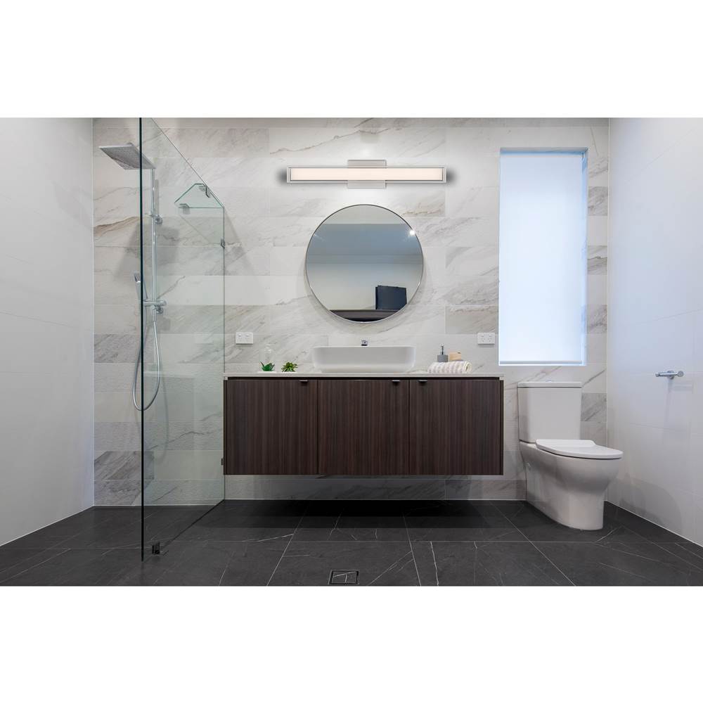 Access Lighting 62683LEDDCS-BS/ACR Brushed Steel 3cct Led Vanity Image 2