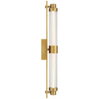 Access Lighting 63003LEDDCS-ABB/CFR Antique Brushed Brass 3ccct Led Vanity Image 4