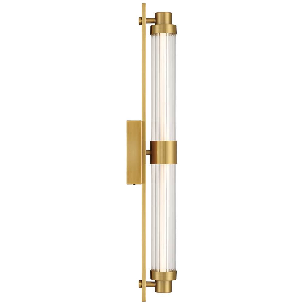Access Lighting 63003LEDDCS-ABB/CFR Antique Brushed Brass 3ccct Led Vanity Image 4
