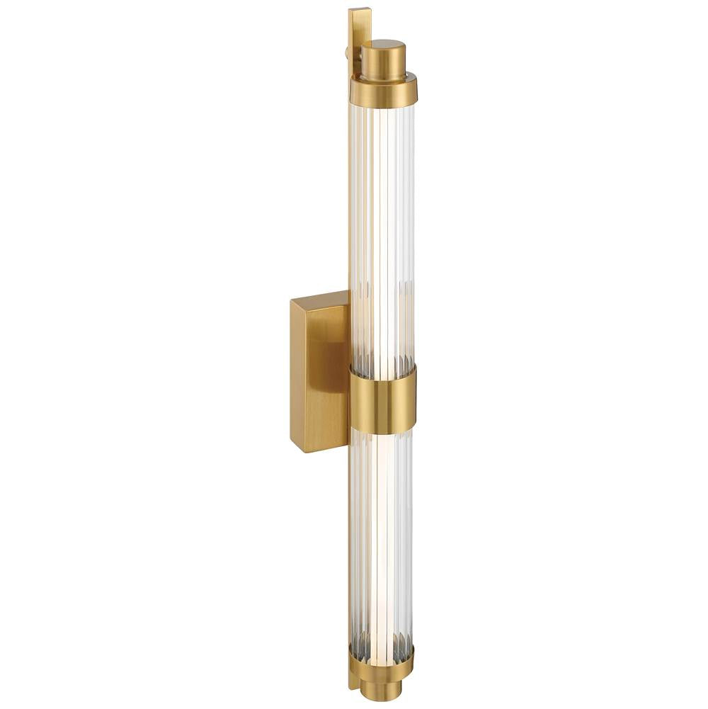 Access Lighting 63003LEDDCS-ABB/CFR Antique Brushed Brass 3ccct Led Vanity Image 3