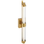Access Lighting 63003LEDDCS-ABB/CFR Antique Brushed Brass 3ccct Led Vanity Image 3