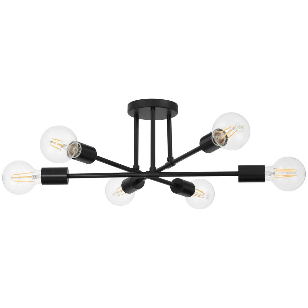 Access Lighting Marin 6 Light Semi Flush
