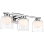 Access Lighting 63043LEDDCS-CH/CLOP Chrome 3ccct Led Vanity Image 1